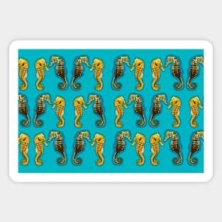 Seahorses Pattern Magnet